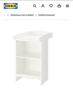Mähkimislaud/raamaturiiul + mähkimisalus (6 foto / 7)