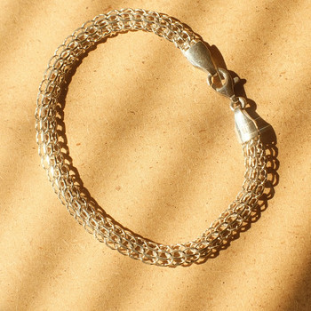 Серебро 925⁰ браслет итальянка, на шею цеп якорн. бисмарк.