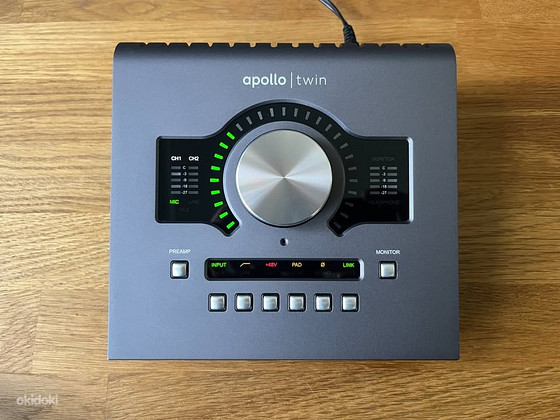 UA Apollo Twin Quad MkII + TB2 kaabel + TB2 -> TB3 adapter