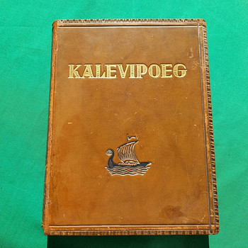 KALEVIPOEG - Taska täisnahkköide (1935)