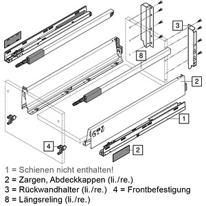 Blum Tandembox Antaro ящик / комплект ящика – 500 мм, 60 кг (7 фото из 7)