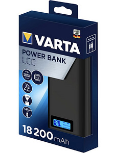 VARTA lcd Powerbank 18200mah , Black (1 foto / 2)