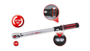 Ключ динамометрический KS TOOLS 516.6542 (40-200Nm) 1/2-дюйм (1 фото из 4)