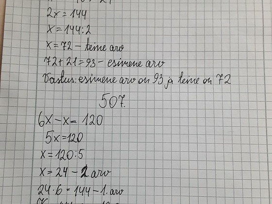 Matemaatika 2-5. klass