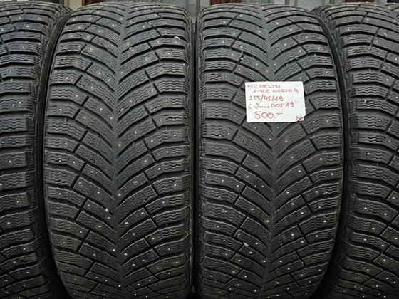 Шины R19 255 45 19 michelin x ice north 4 шипы 4шт 7мм