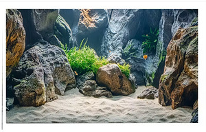 Наклейка на задний фон аквариума. (1 фото из 1)