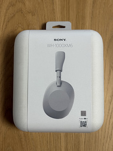 Наушники Sony WH-1000XM6 серебристые. Новые и в запечатанной (1 фото из 3)