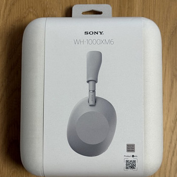 Наушники Sony WH-1000XM6 серебристые. Новые и в запечатанной