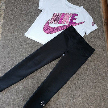 Nike retuusid ja pluus 116/122
