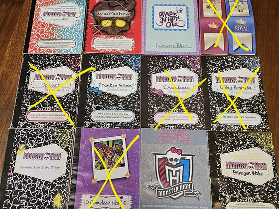 Дневники и изображения Monster High