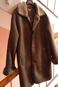 Meeste lambanahkne mantel XL / XXL (7 foto / 7)