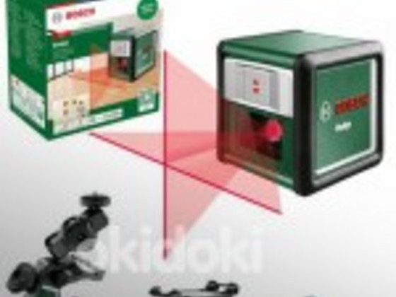 Лазер Bosch Quigo Red + Принадлежности + Коробка