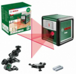 Laser Bosch Quigo Red + Tarvikud + Karp (1 foto / 5)