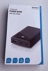 Deltaco 10000 mAh With Fast Charge (1 фото из 2)