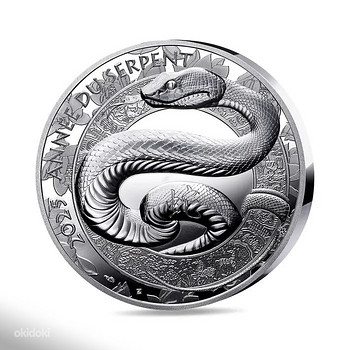 Silver coin €20 France 2025 –Year of the Snake (High Relief)