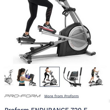 Elliptiline treenažőőr Proform Endurance 720E