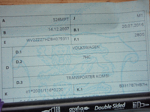 VW T-5 2007 г. 1.9 Дизель 7+1 (8 фото из 9)