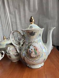 Vintage Kahla teekomplekt, uus, valmistatud SDV-s (2 foto / 9)