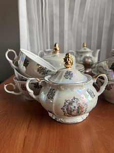 Vintage Kahla teekomplekt, uus, valmistatud SDV-s (3 foto / 9)