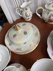 Vintage Kahla teekomplekt, uus, valmistatud SDV-s (4 foto / 9)