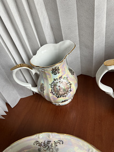 Vintage Kahla teekomplekt, uus, valmistatud SDV-s (5 foto / 9)