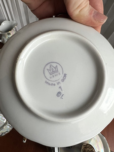 Vintage Kahla teekomplekt, uus, valmistatud SDV-s (7 foto / 9)