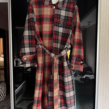 Tommy Hilfiger ICON WOOL BLEND CHECK MAC Размер L-XL