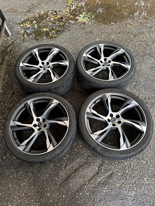 22" оригинальные диски Volvo 5x108 + летние шины 275/35/22 (5 фото из 8)
