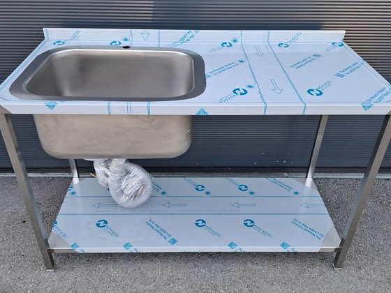 Rst tööpind valamuga vasak 1400x650x900mm