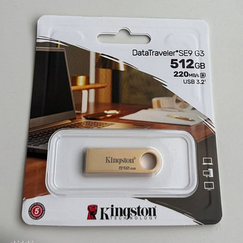 Kingston DataTraveler SE9 G3 512GB USB 3.2 220MB/s , Gold