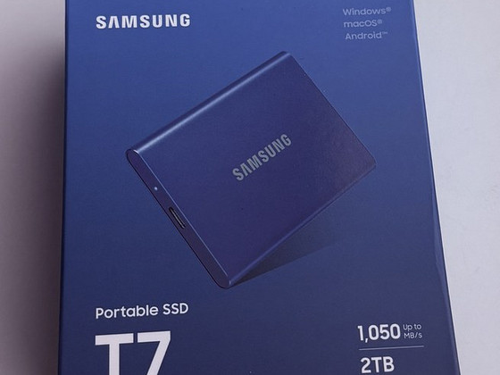 Samsung Portable SSD T7 2TB , Blue