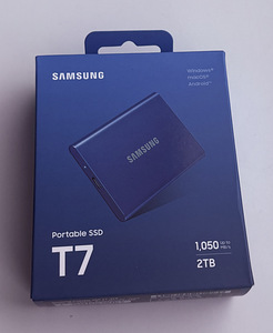 Samsung Portable SSD T7 2TB , Blue (1 фото из 5)