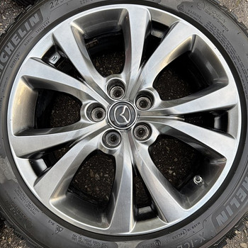 18" оригинальные диски Mazda 5x114,3 + шипованные шины Michelin