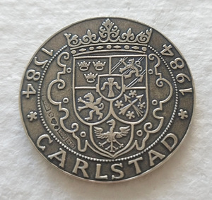 Hõbemedal Carlstad 1584-1984 (2 foto / 9)