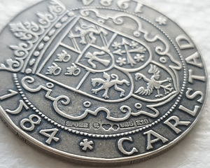 Hõbemedal Carlstad 1584-1984 (3 foto / 9)
