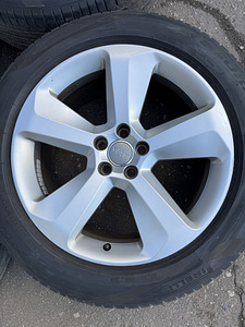 19" оригинальные диски Audi Q5 5x112 + летние шины 235/55/19 (1 фото из 10)