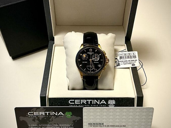Certina DS First Хронограф Лунная Фаза C030.250.36.056