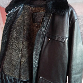 Мужская кожаная куртка XXL/XXXL натуральная кожа