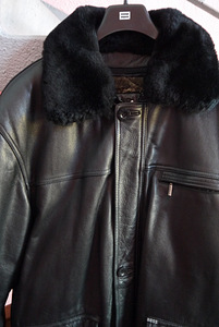 Мужская кожаная куртка XXL/XXXL натуральная кожа (4 фото из 7)