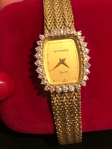 NAISTE Käekell, Bucherer Quartz, originaal 18k proov 750 kul (2 foto / 3)
