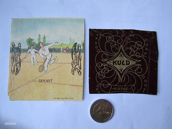1806-1948 Kawe (Kalev). Vanad šokolaadipaberid.
