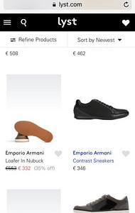 Meeste Armani tossud - uued, suurus 43 (6 foto / 10)