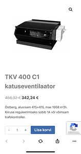Östberg TKV 400 C1 вентилятор (6 фото из 6)
