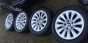 5x120 BMW orig veljed 205/55R16 HANKOOK naastrehvid 6mm (1 foto / 3)
