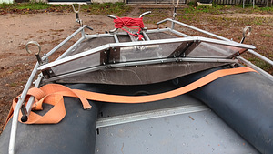Mootorpaat BUSH CRAB K-300 koos mootoriga ja haagisega (5 foto / 5)