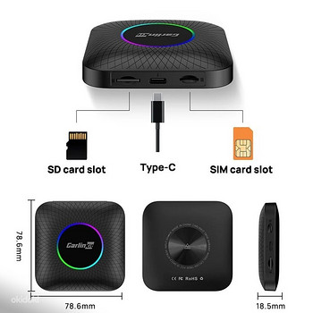 Carlinkit Juhtmeta adapter Carlinkit AI Box Ambient Carplay