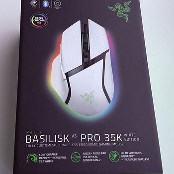 Razer Basilisk V3 Pro 35K , White Edition