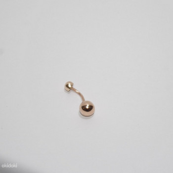 Piercing nabasse kullast 585 proov 0.66 gr