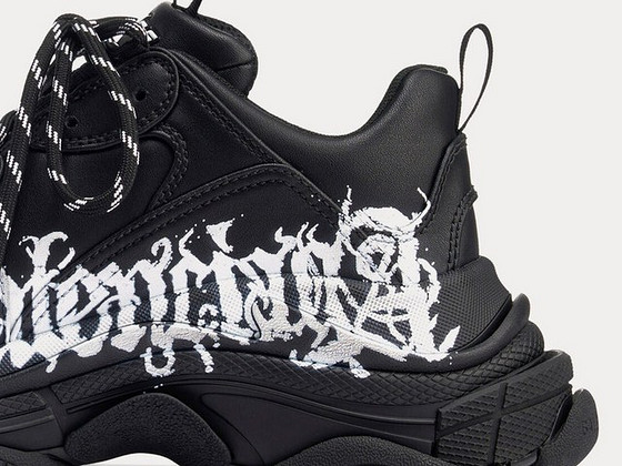Balenciaga triple s diy metal