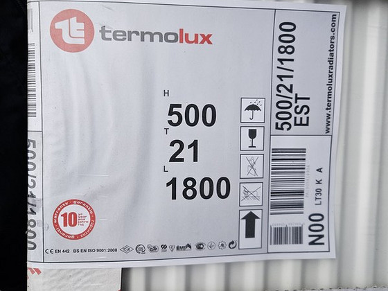 Radiaator 500x21x1800 TermoLux